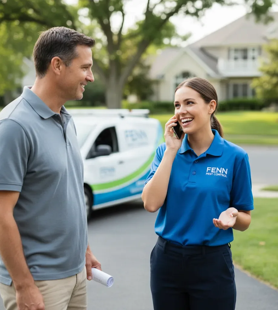 Fenn Pest Control customer support in Houghton